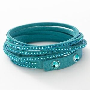 Swarovski Teal Crystal Bracelet